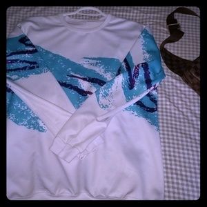 90s style wave sweater